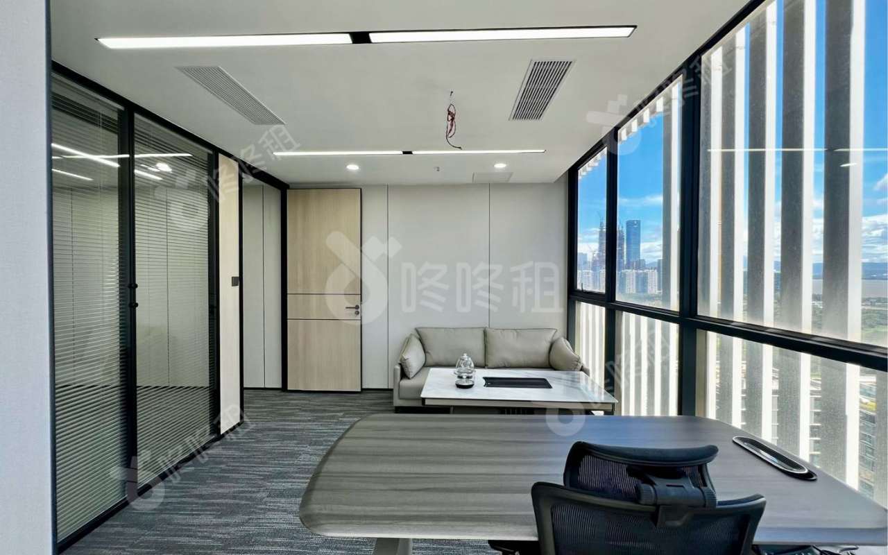 深圳湾科技生态园_158平_精装_办公室隔间