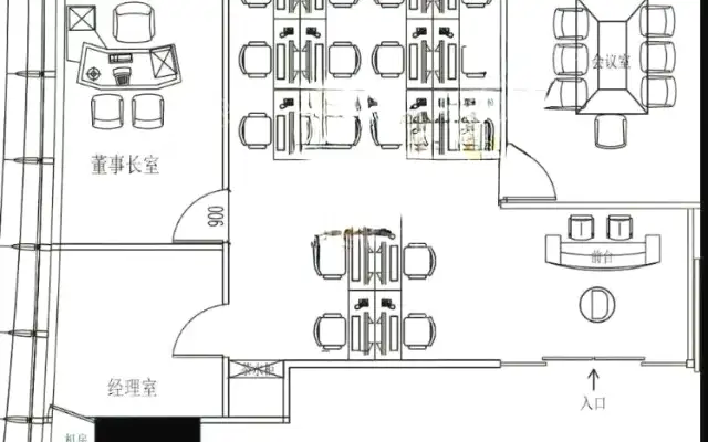 京基滨河时代_249平_精装_办公室房源出租