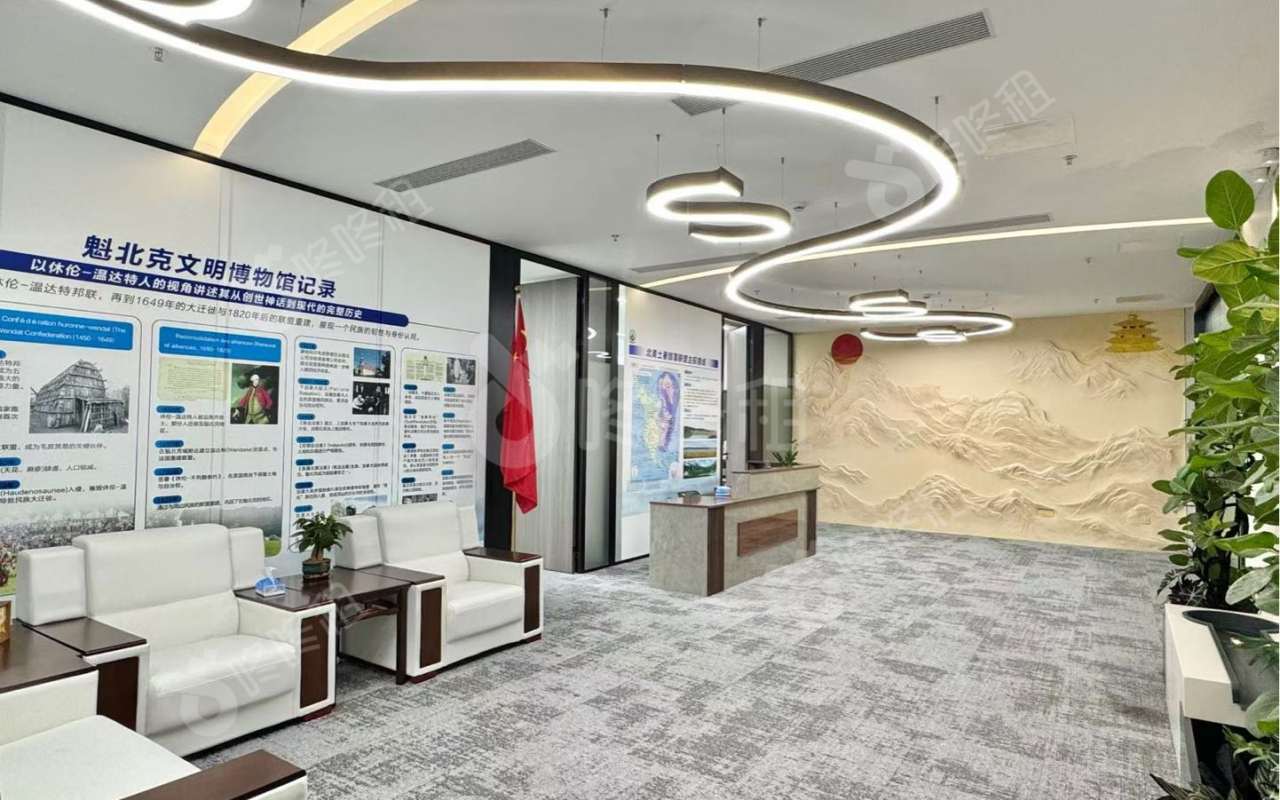 光峰科技大厦_153平_精装_办公室开间