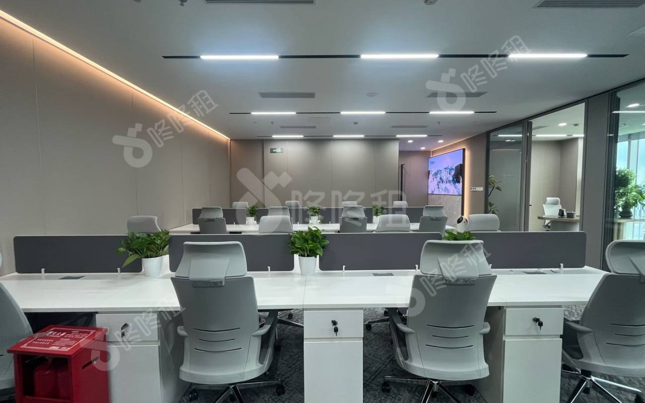 先健科技大厦_300平_豪装_办公室隔间