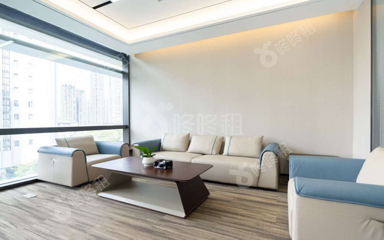 前海君豪中心(招商前海国际中心)_455.81平_精装_办公室隔间