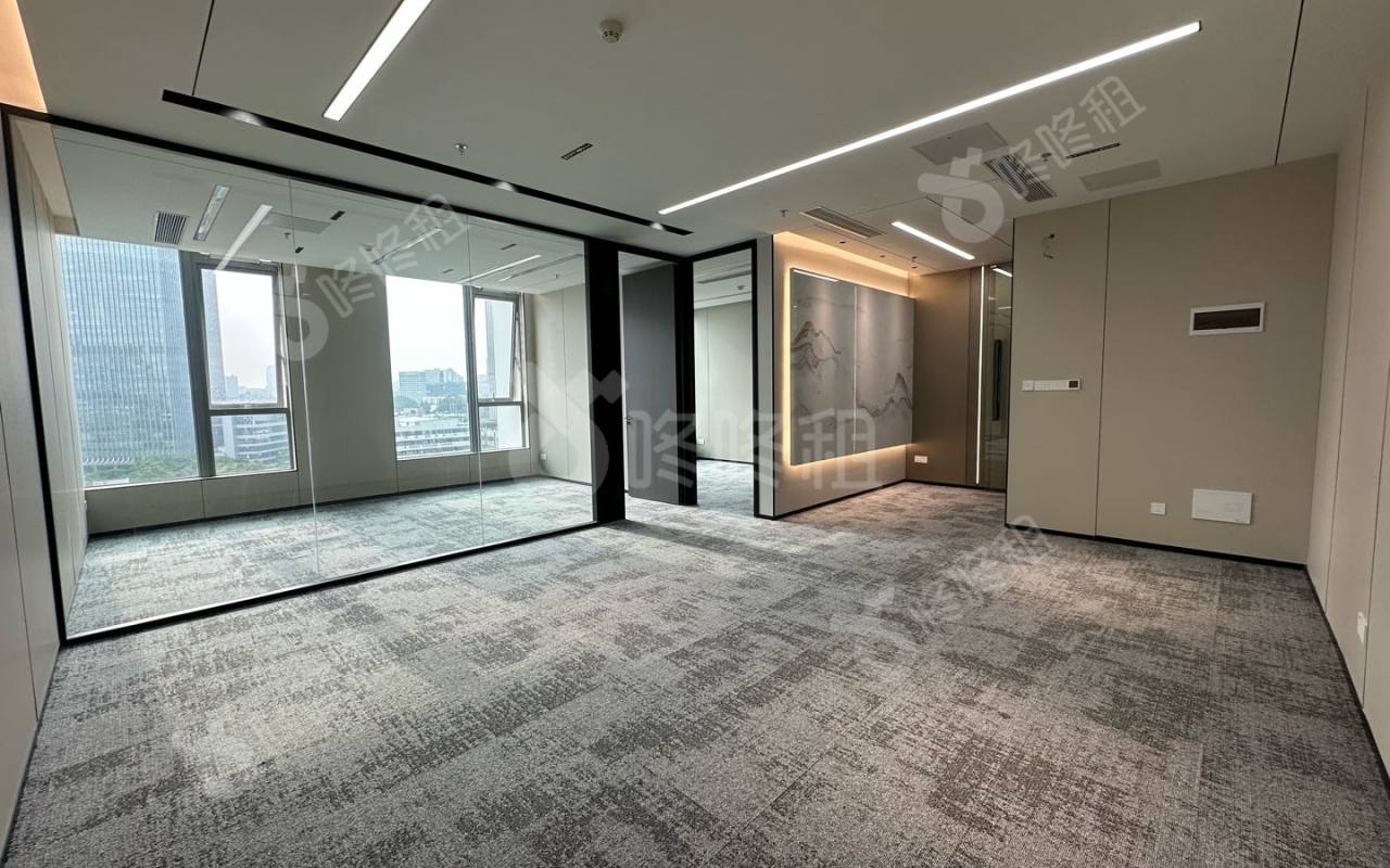 远望谷大厦_200平_精装_办公室开间
