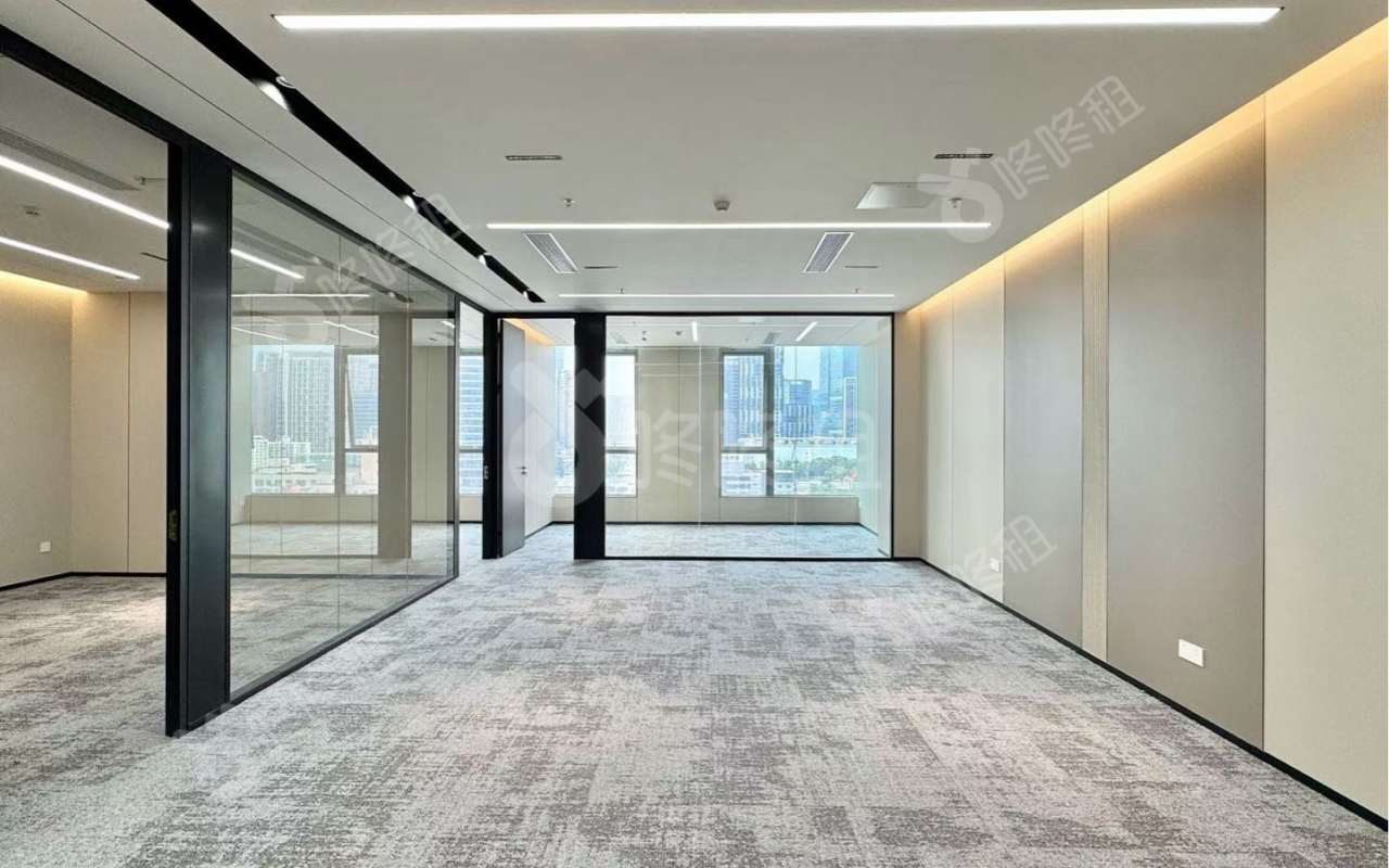 远望谷大厦_255平_豪装_办公室开间