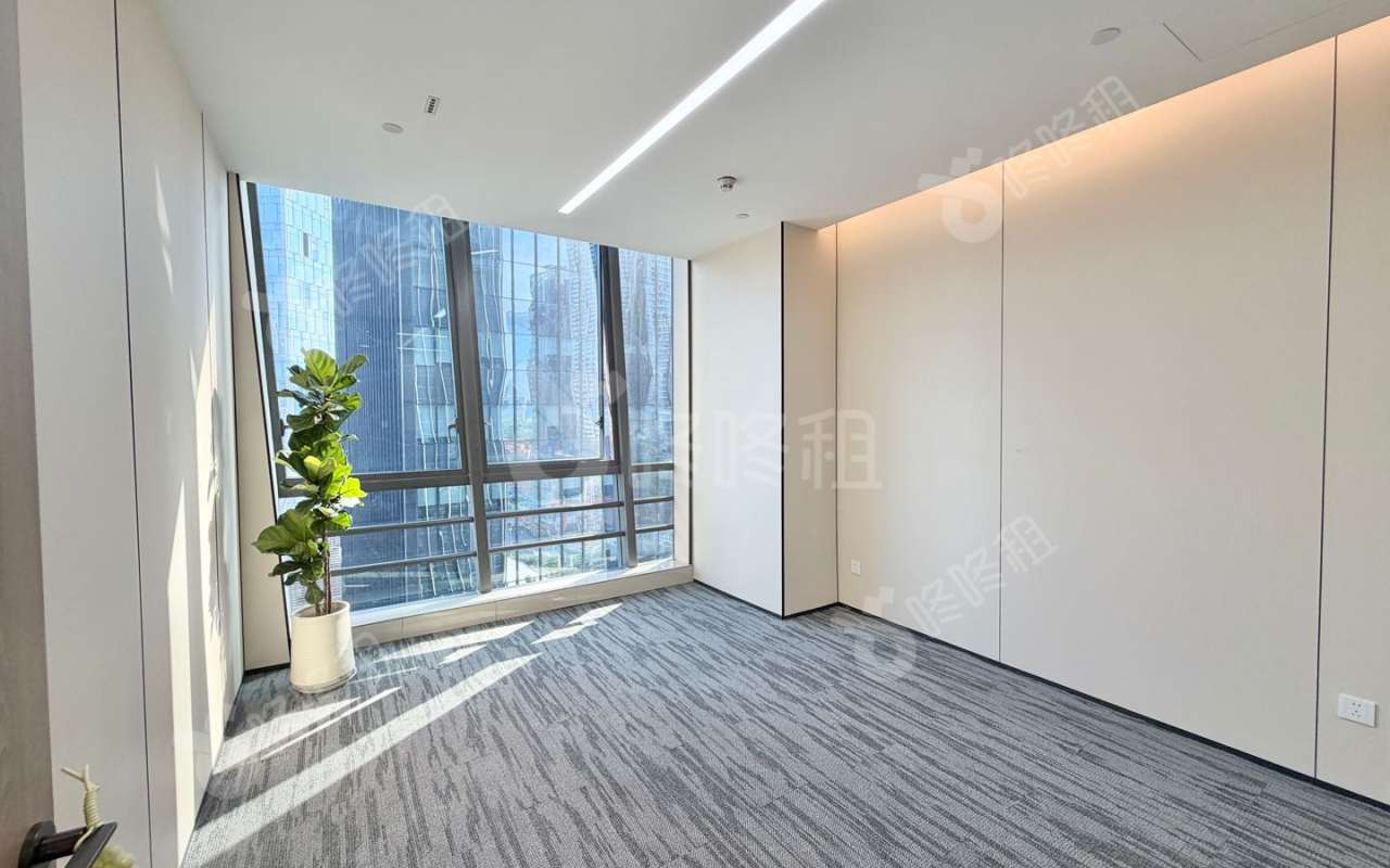 怡化金融科技大厦_112平_豪装_办公室隔间