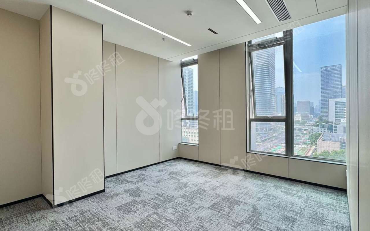 远望谷大厦_155平_精装_办公室隔间