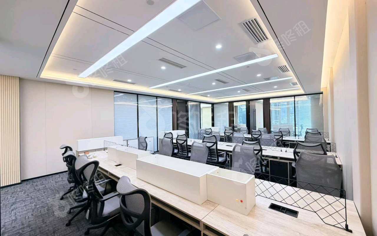 赛西科技大厦_359平_豪装_办公室开间