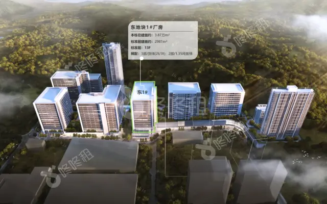 鸿荣源·鸿湖科技园_出租/租金_楼盘外观图