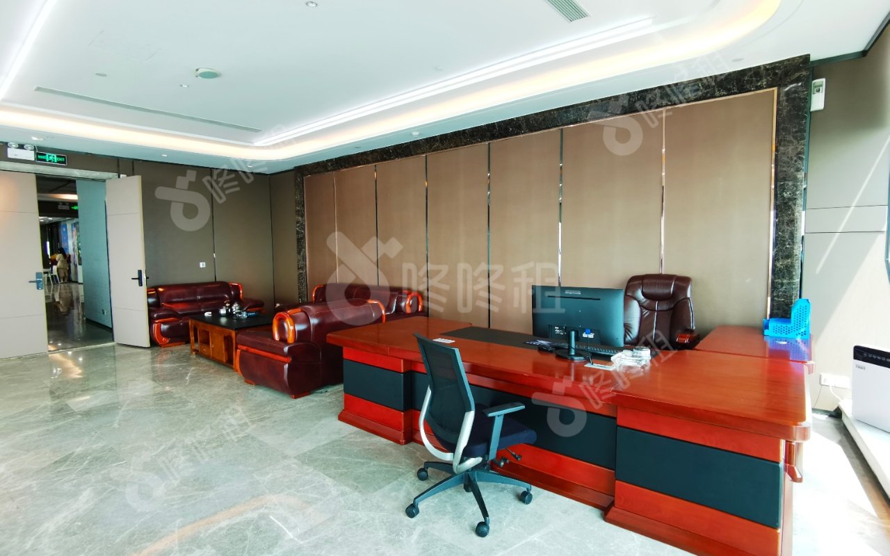 皇岗商务中心_1916.62平_豪装_办公室隔间