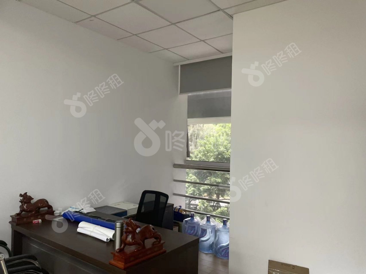 创维大厦_152平_精装_办公室隔间