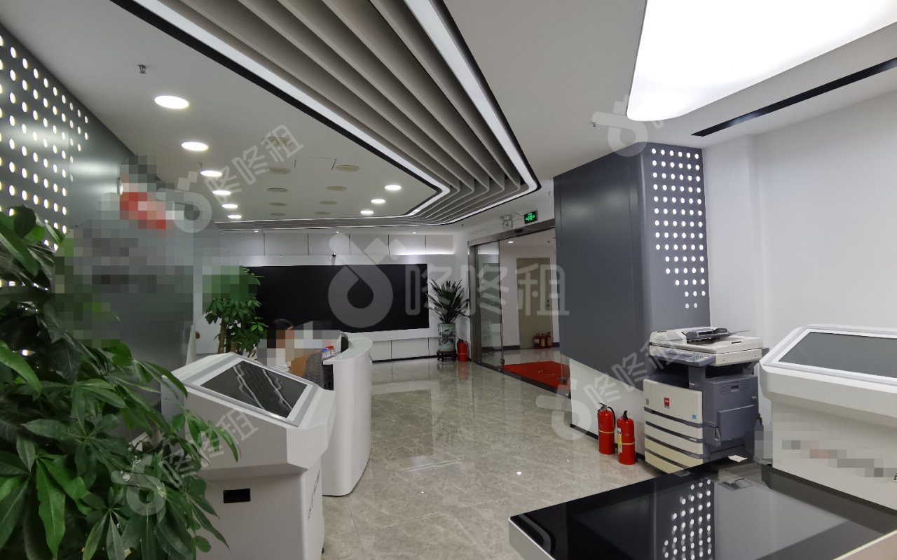 长虹科技大厦_908平_精装_办公室隔间