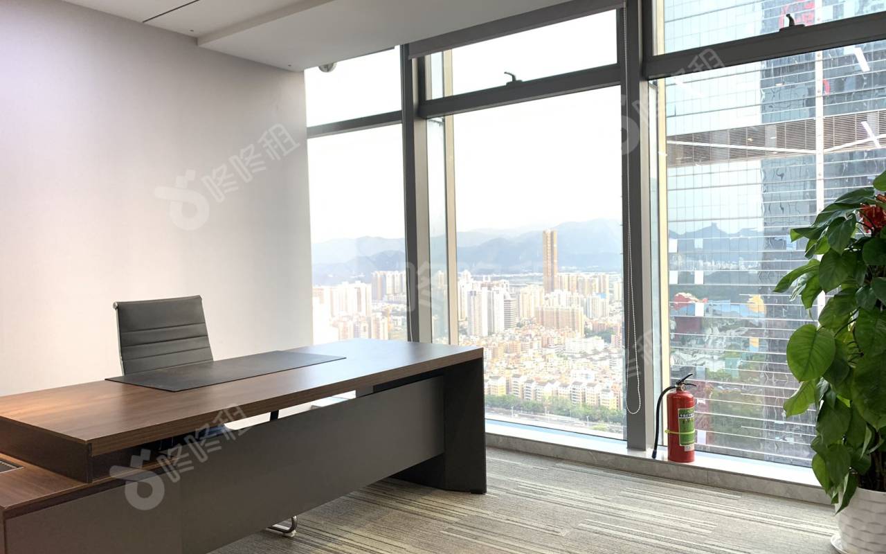 福田卓越时代广场_936平_豪装_办公室隔间