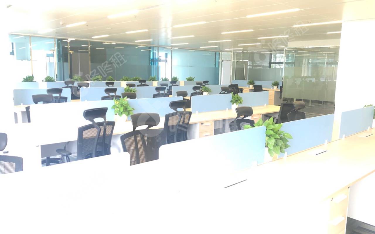 深圳湾科技生态园_845平_豪装_办公室开间