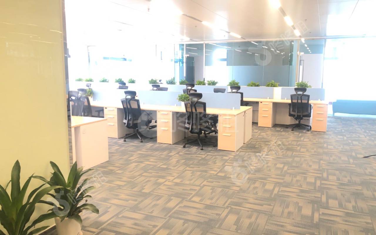 深圳湾科技生态园_845平_豪装_办公室开间