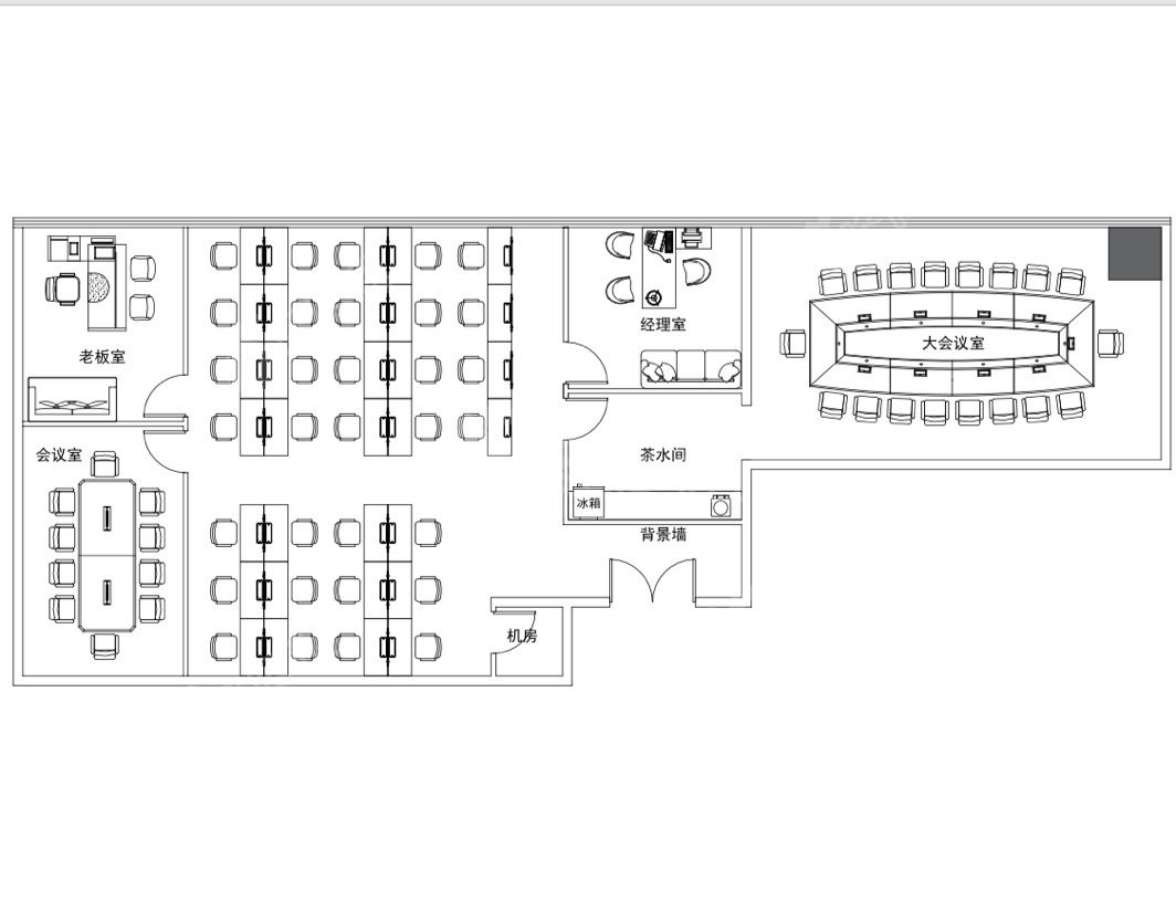 天利中央广场_489平_豪装_未分类
