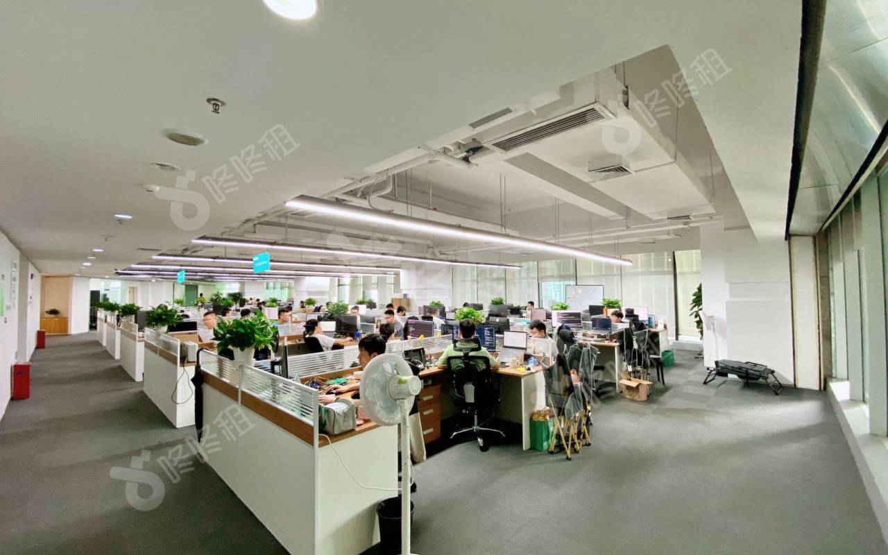 康佳研发大厦_1590平_精装_办公室开间