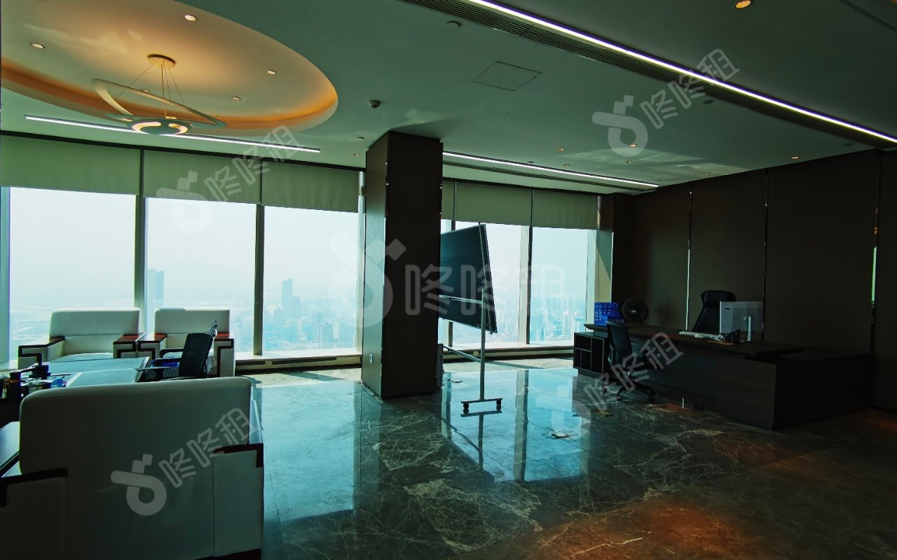 皇岗商务中心_1916.62平_豪装_办公室隔间