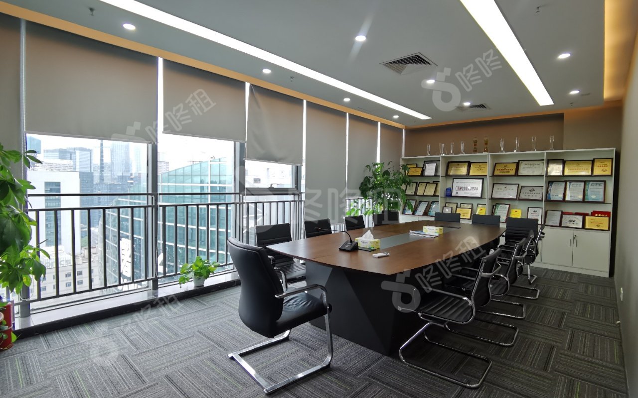 长虹科技大厦_908平_精装_办公室隔间