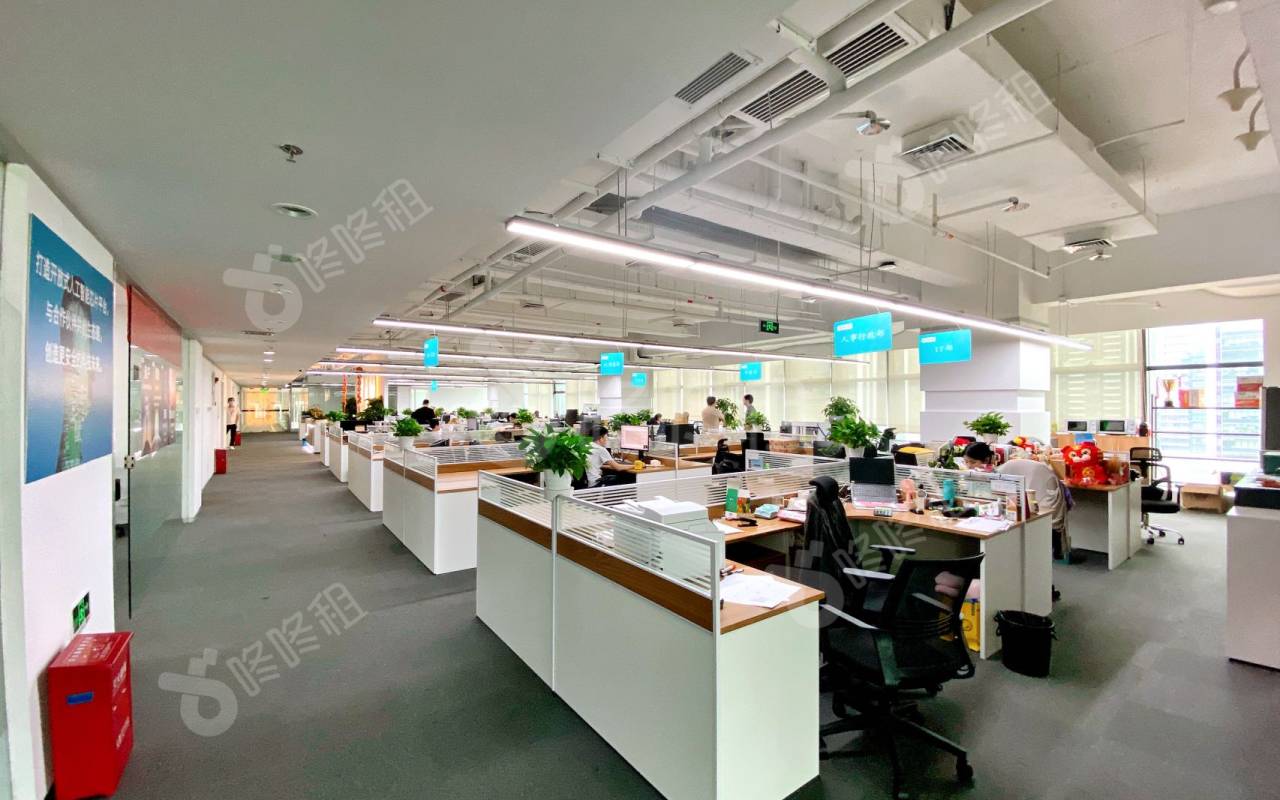 康佳研发大厦_1590平_精装_办公室开间