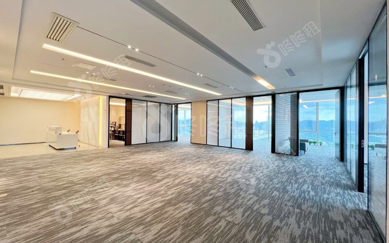 海岸环庆大厦_690平_豪装_办公室开间