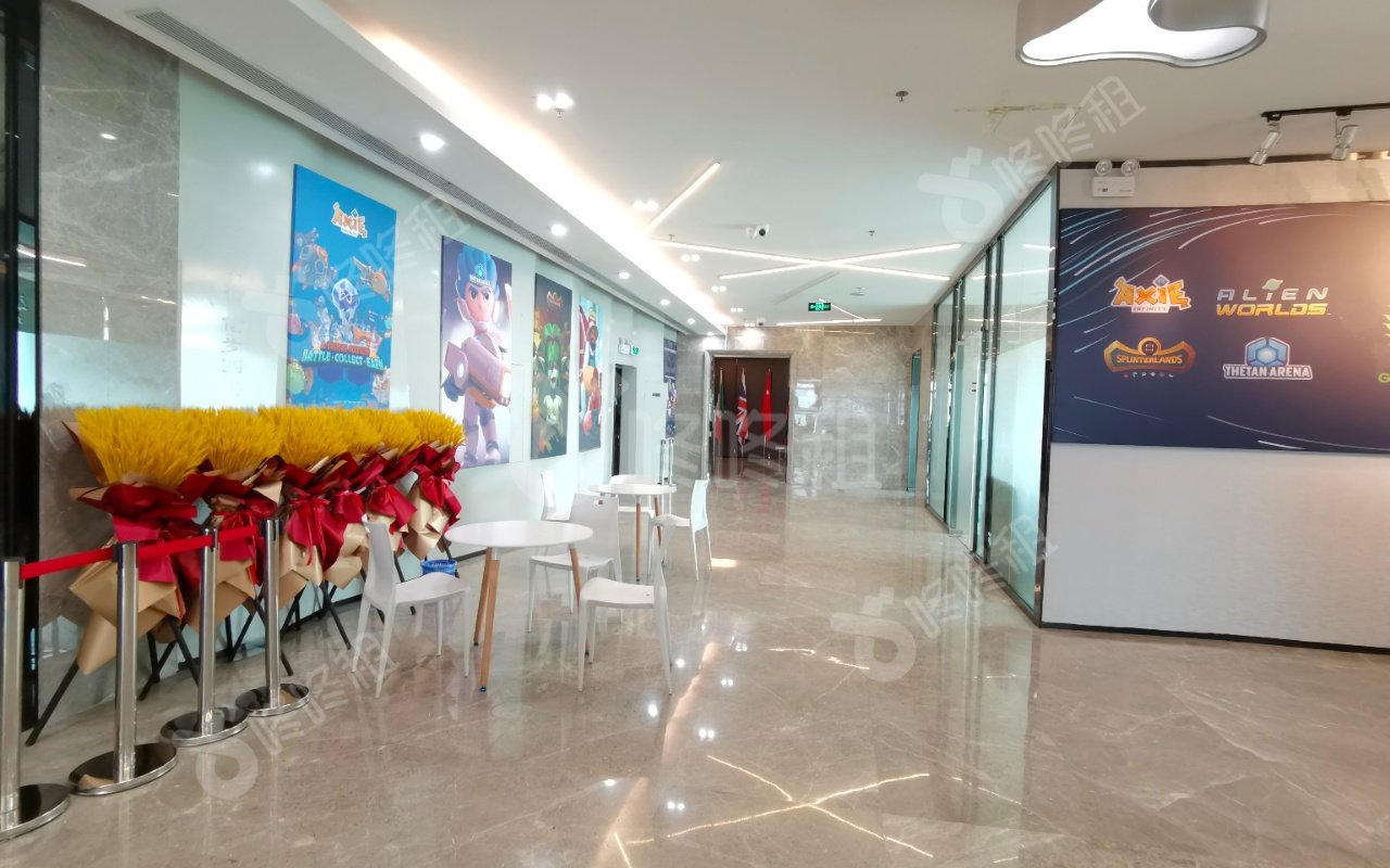 皇岗商务中心_1916.62平_豪装_办公室开间