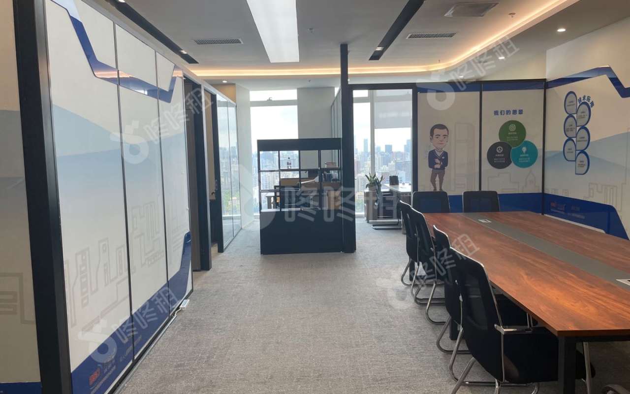 【深圳卓越前海壹号186.00m²办公室出租户型】-深圳咚咚租