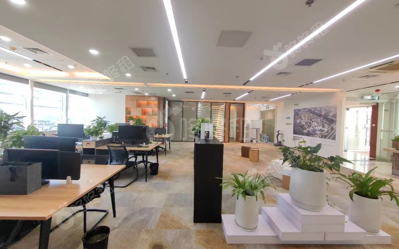 安联大厦_516平_豪装_办公室隔间