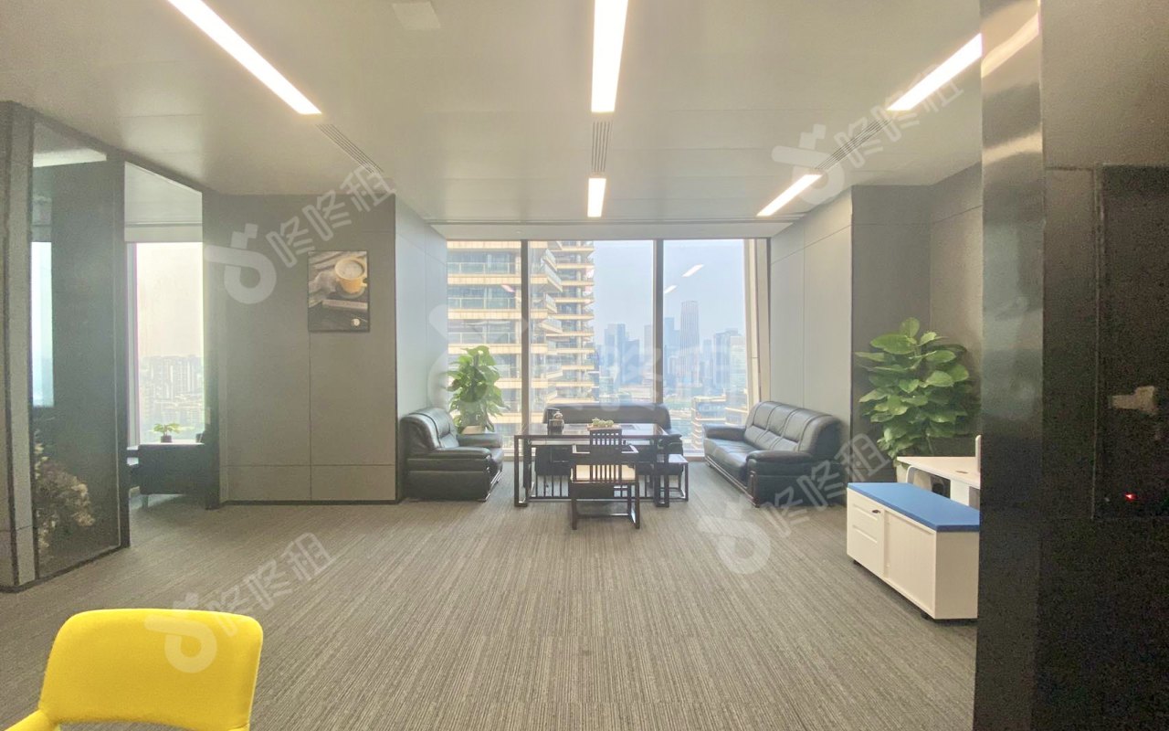 深圳湾一号_258平_精装_办公室开间