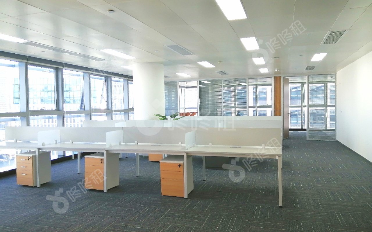 微软科通大厦_254平_豪装_办公室开间