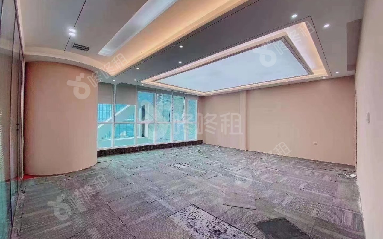 华安保险总部大厦_1392平_精装_办公室隔间