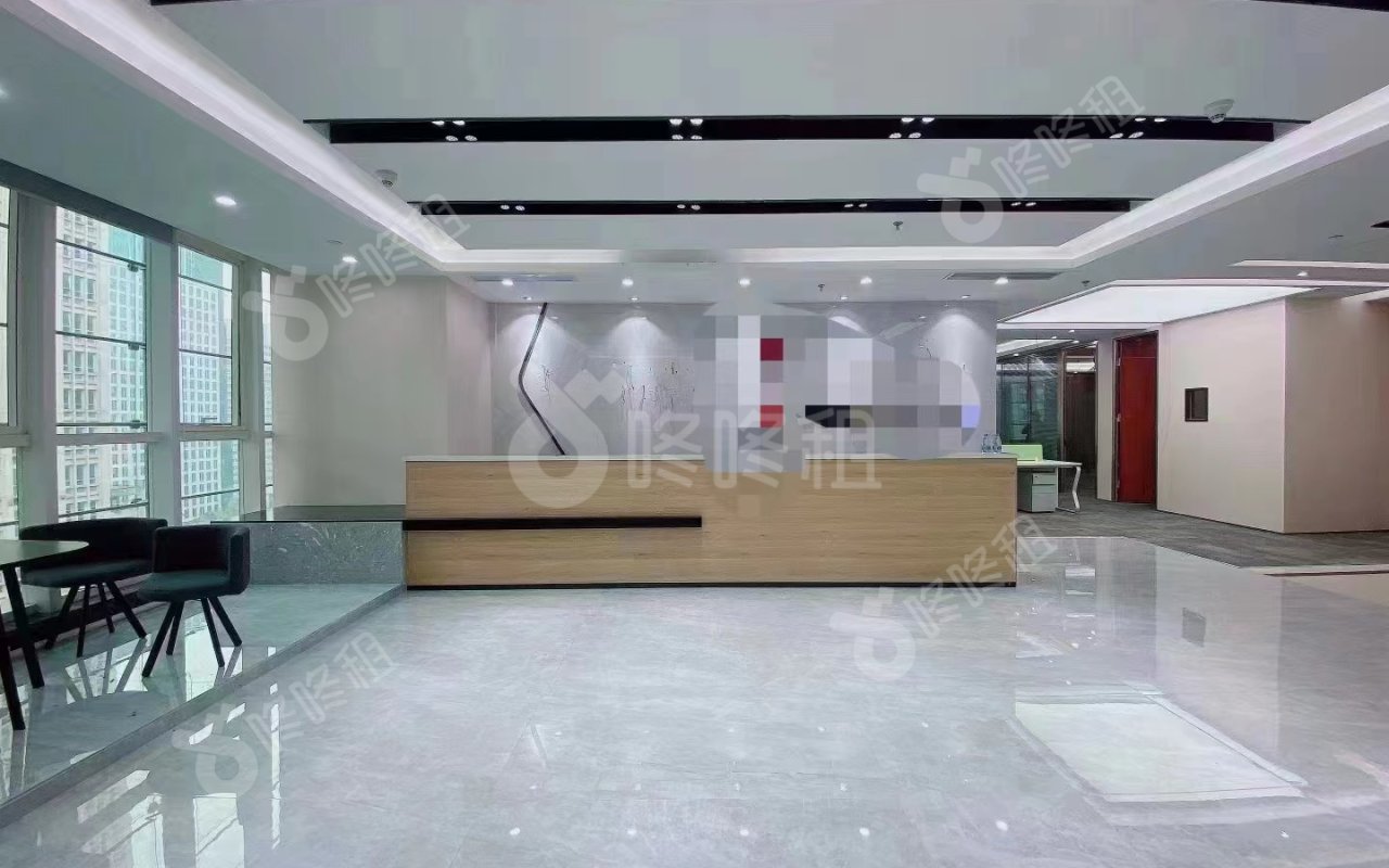 华安保险总部大厦_1392平_精装_前台