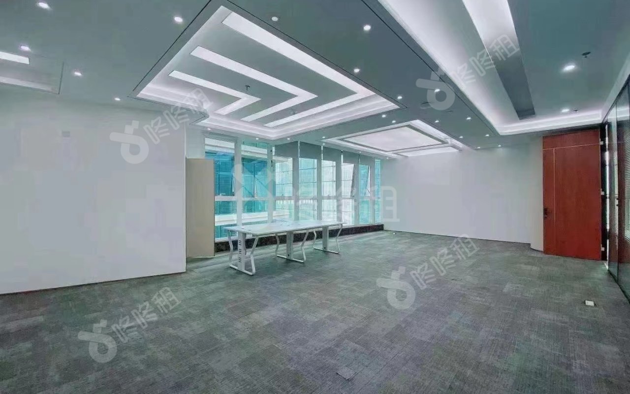 华安保险总部大厦_1392平_精装_办公室隔间