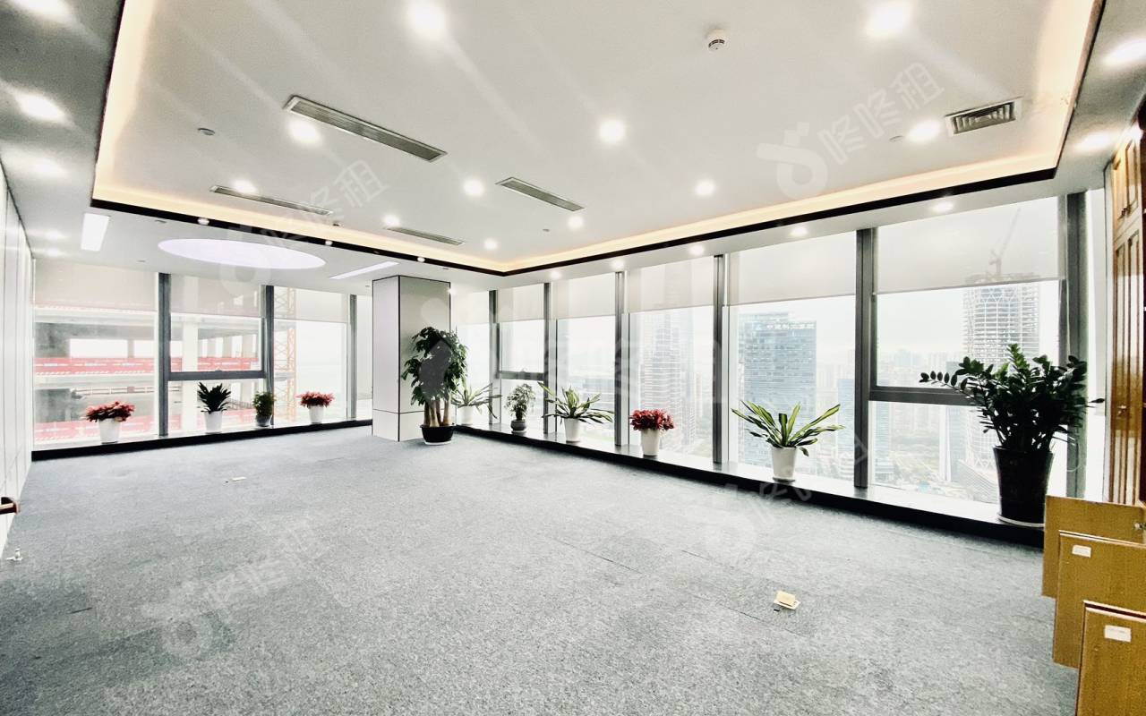 海信南方大厦_986平_精装_办公室隔间