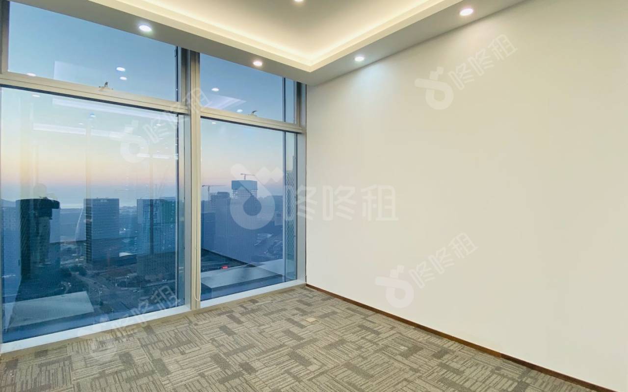 宝中卓越时代广场_408平_精装_办公室隔间