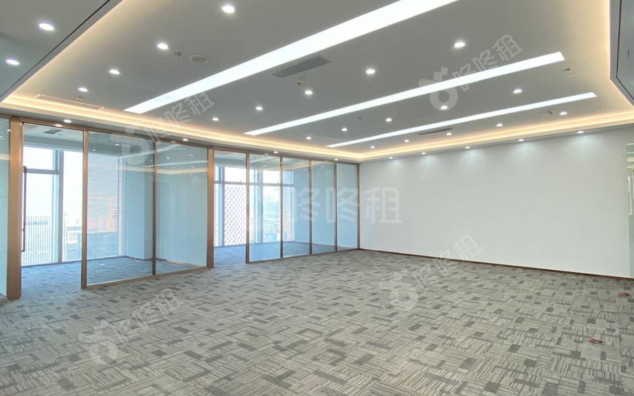 宝中卓越时代广场_408平_精装_办公室开间