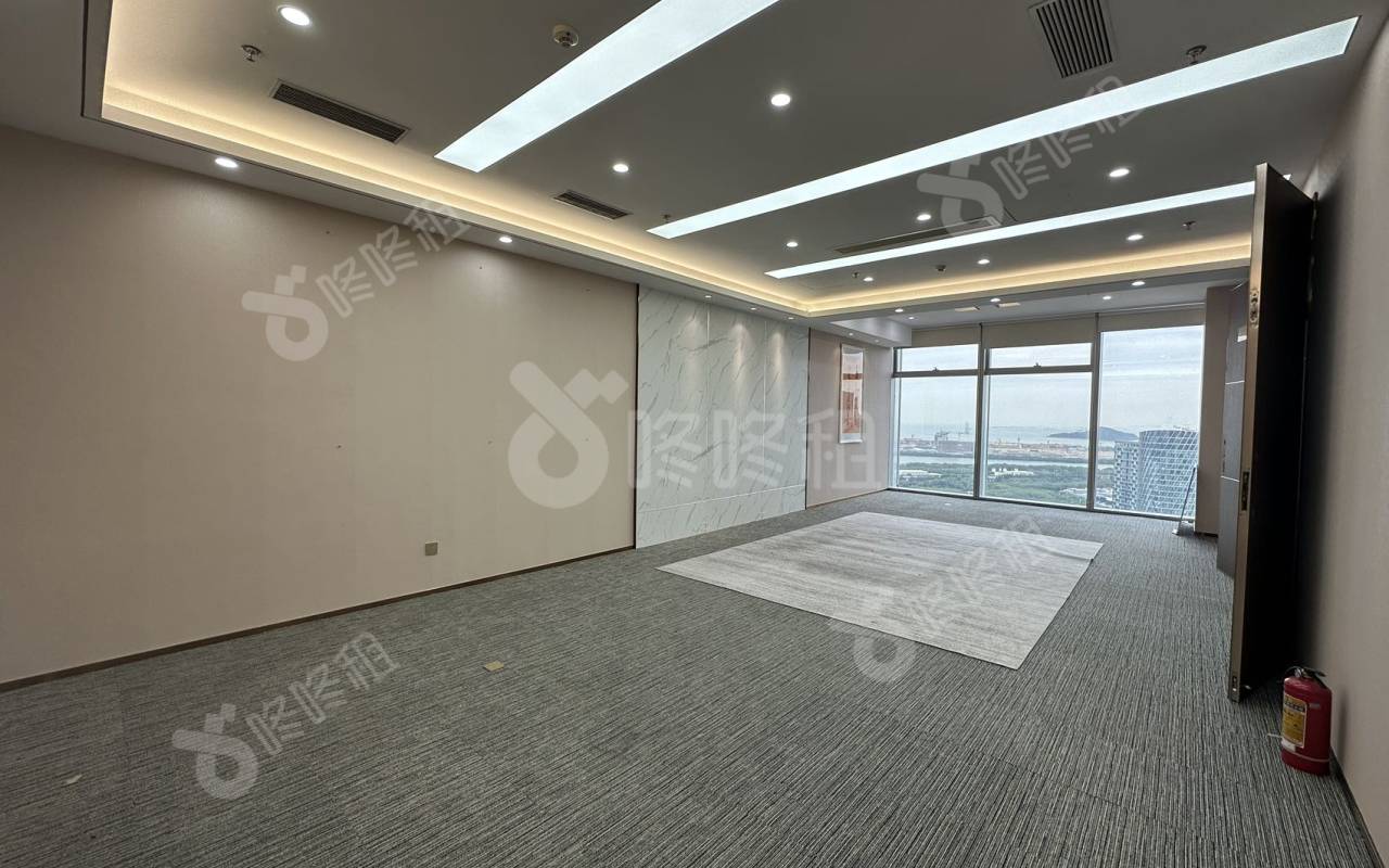 宝中卓越时代广场_408平_精装_办公室隔间
