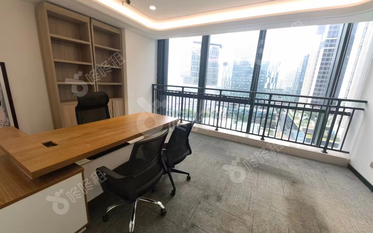 航盛科技大厦_148平_精装_办公室隔间