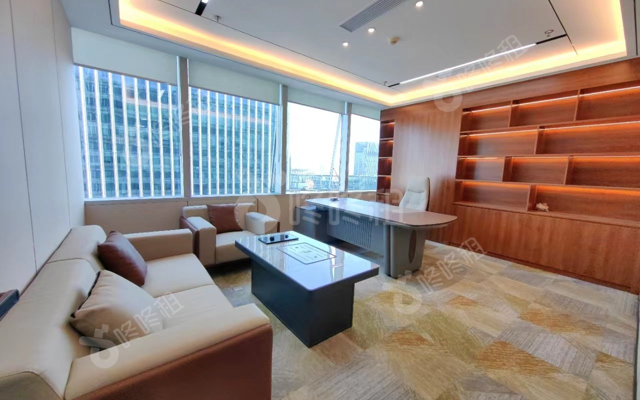 安联大厦_219平_精装_办公室隔间