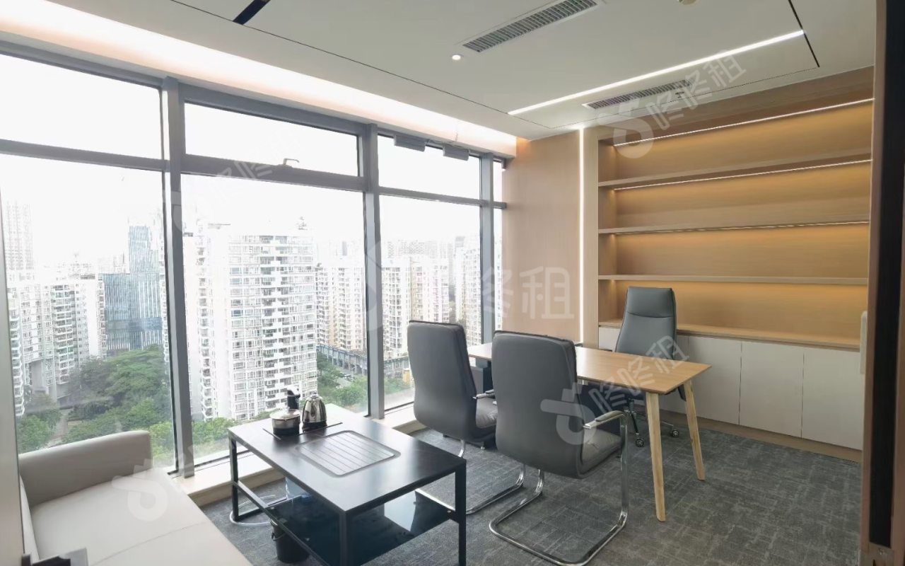 天利中央广场_185平_精装_办公室隔间