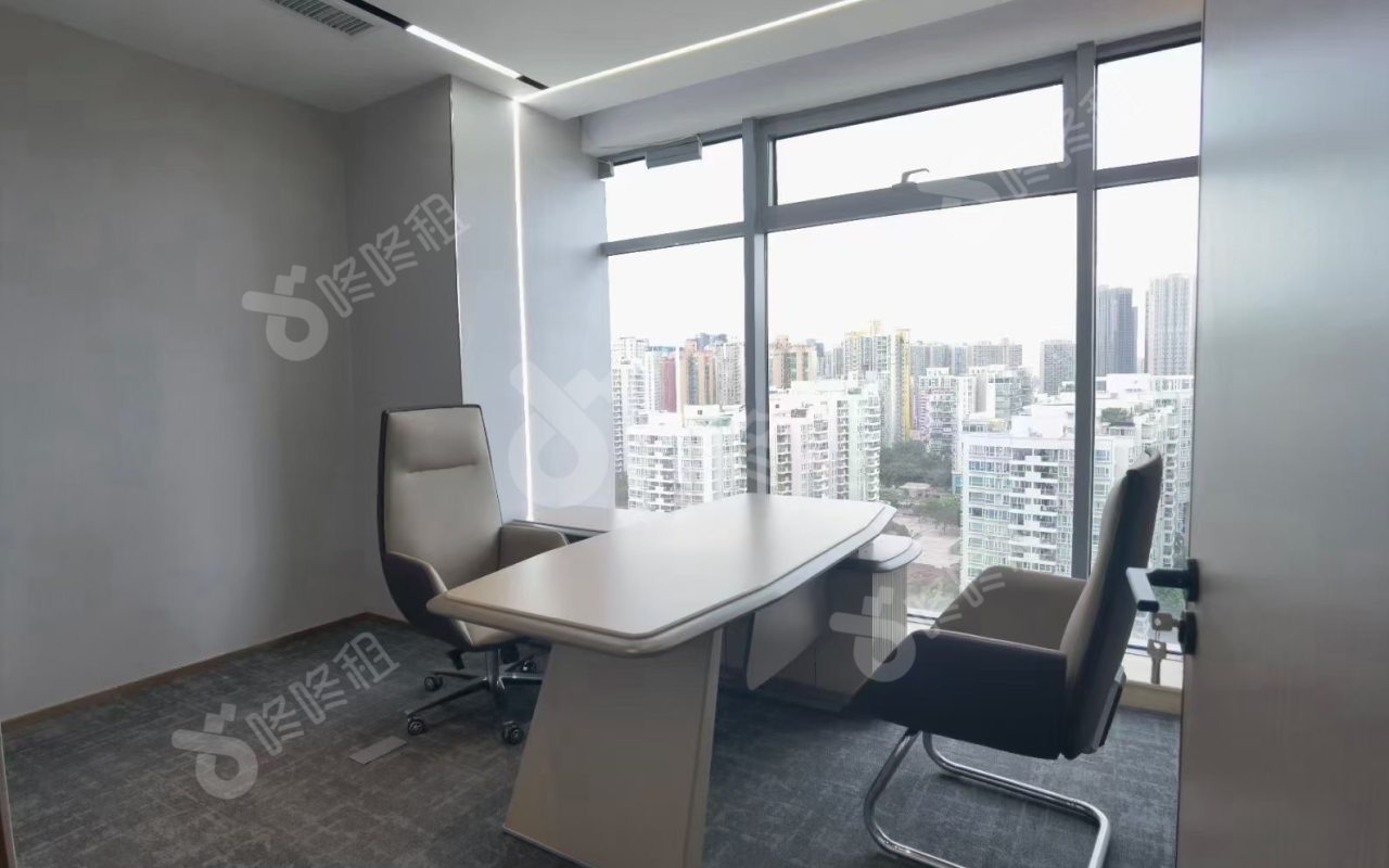 天利中央广场_185平_精装_办公室隔间