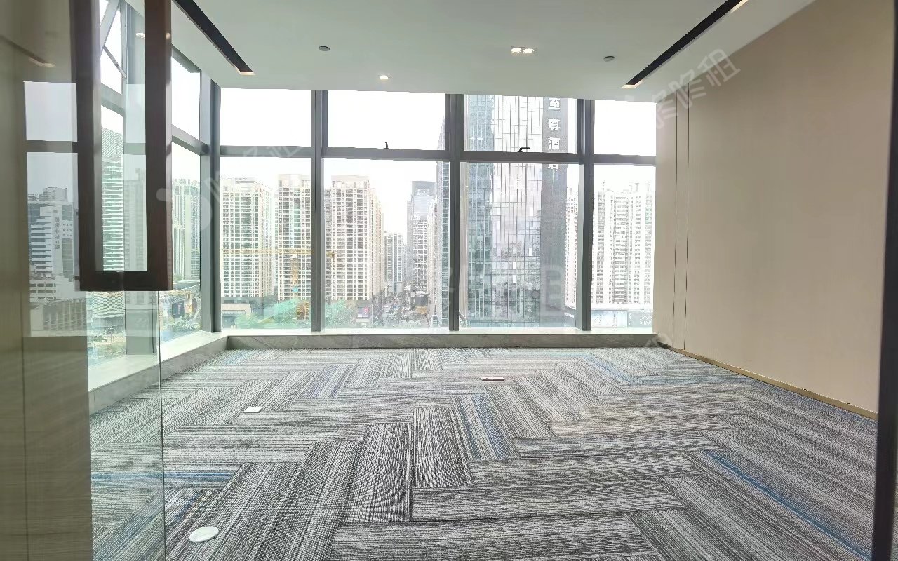 京地大厦_379平_精装_办公室隔间