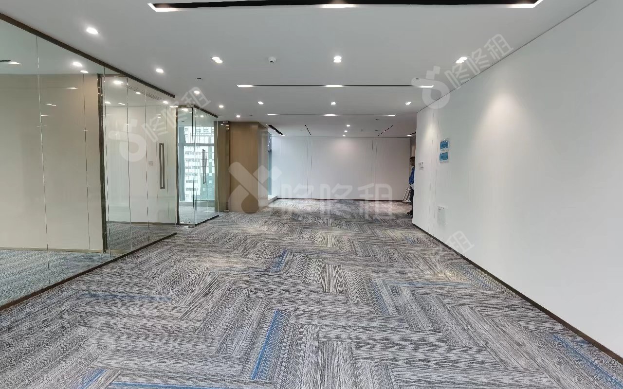 京地大厦_379平_精装_办公室隔间