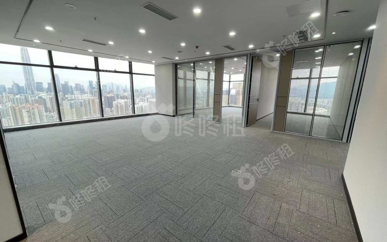 绿景红树湾壹号_333平_精装_办公室开间