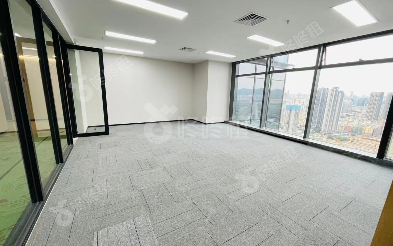 绿景红树湾壹号_125平_精装_办公室开间