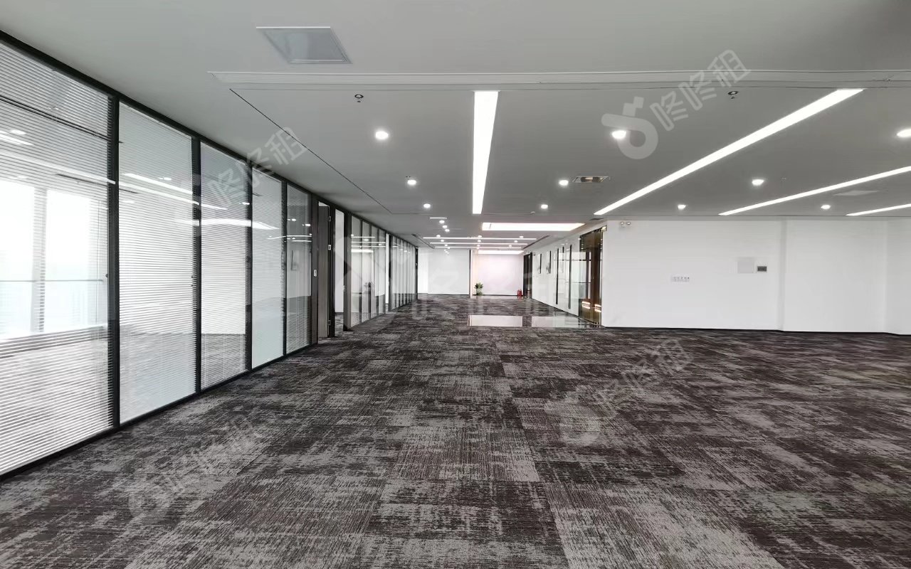 深圳湾科技生态园_1398平_豪装_办公室开间