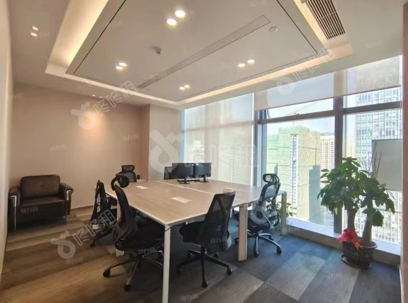 京地大厦_450平_精装_办公室隔间