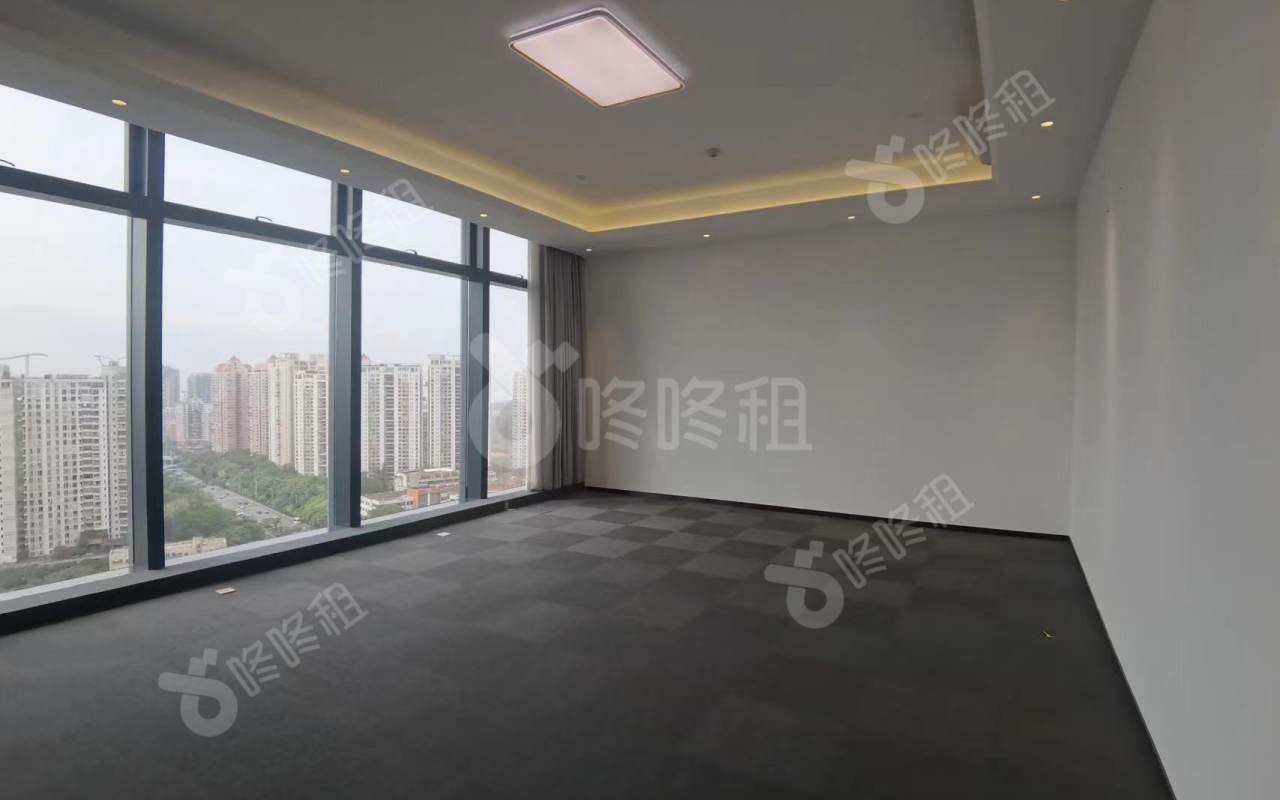 恒邦置地大厦_535平_精装_办公室隔间