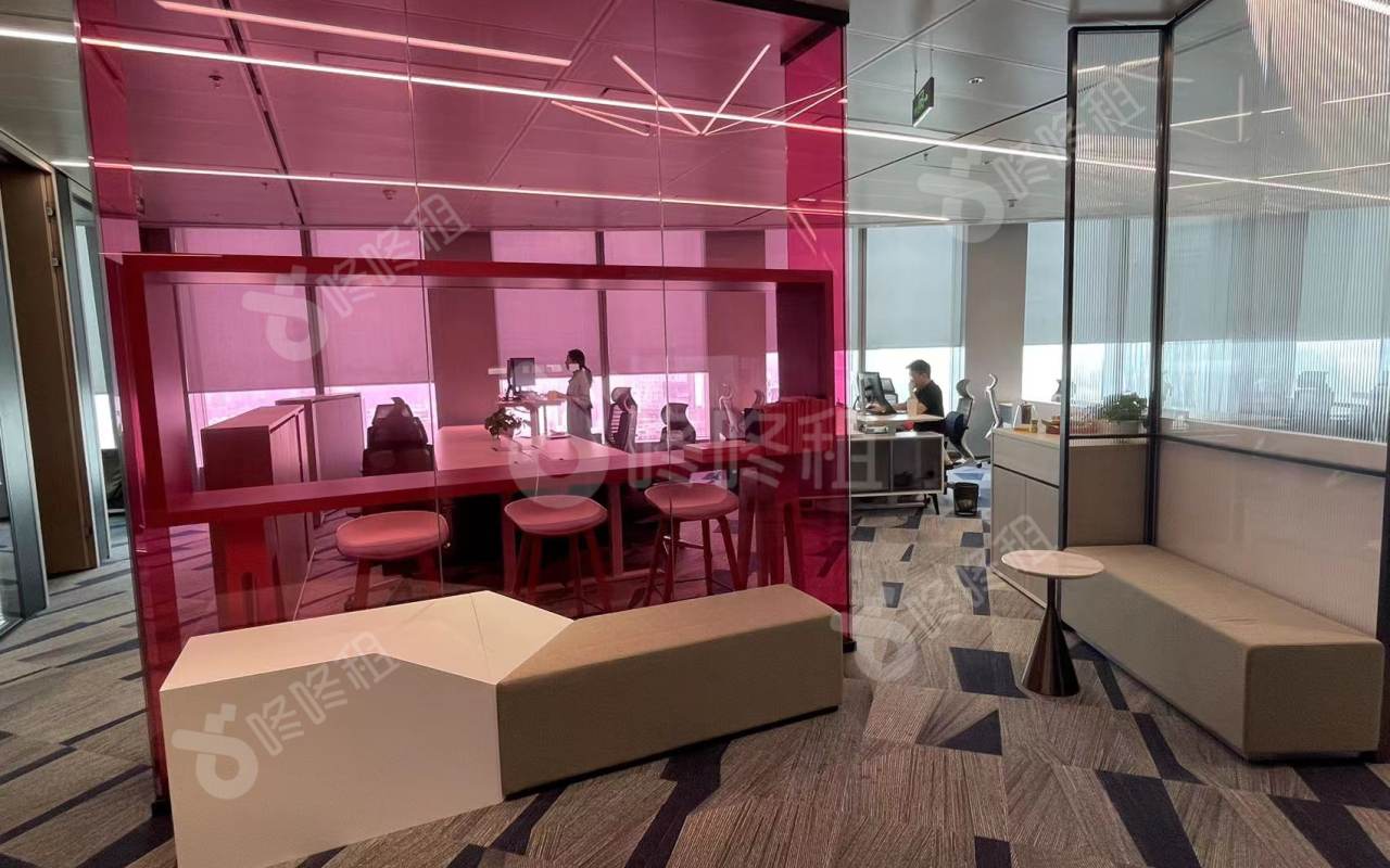 中国华润大厦（春笋）_430平_精装_办公室隔间