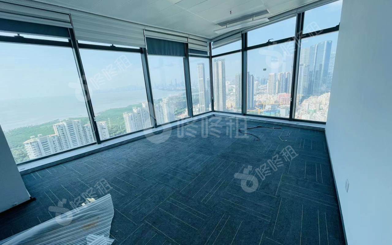 绿景红树湾壹号_360平_精装_办公室隔间