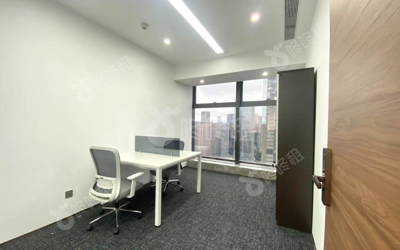 富德生命保险大厦_323平_精装_办公室隔间