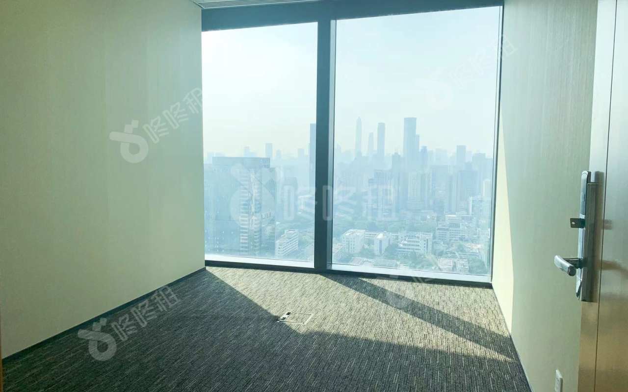 京基100大厦_437.76平_精装_办公室隔间